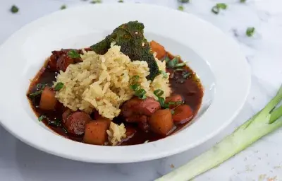 Chinese Gumbo with Coconut Jasmine Rice