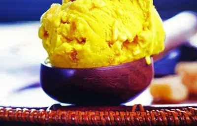 Ginger And Saffron Ice Cream