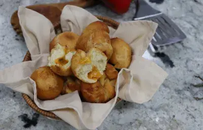 Cheesy Fried Dumpling