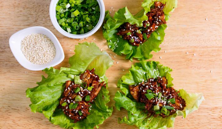 Teriyaki Lettuce Cups