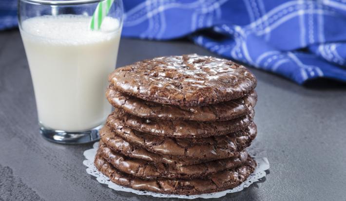 Mocha Crinkle Cookies