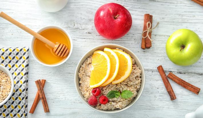 Healthy Orange Boosted Oats- Explorer's Card