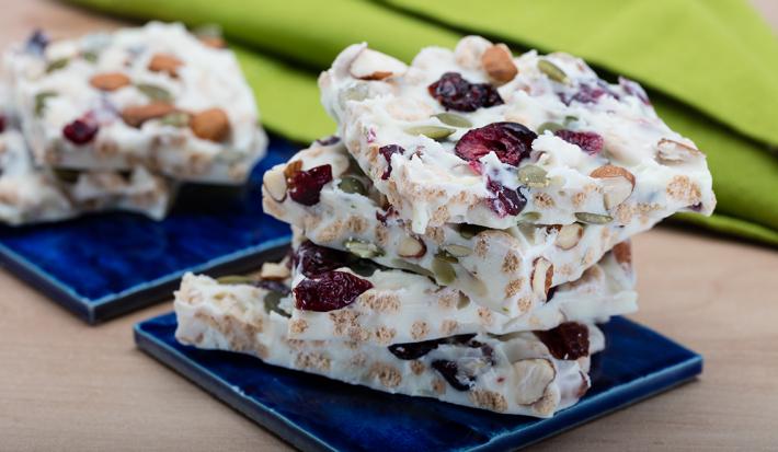 White Chocolate Cheerios Bark