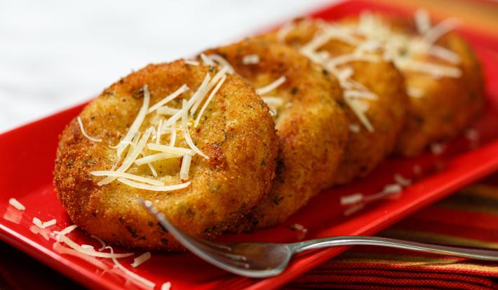 Cheesy Potato Corn Cakes 1