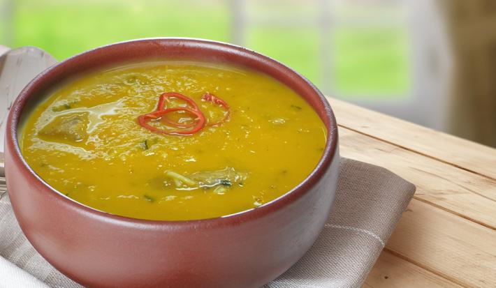 Easy Pumpkin & Carrot Chicken Soup