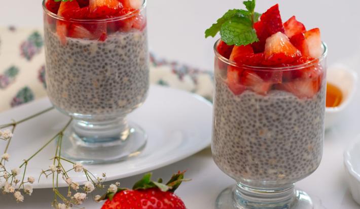 Strawberry Chia Pudding