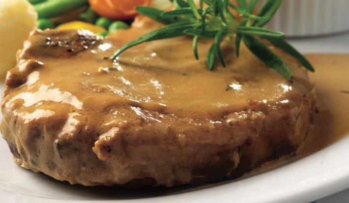 CREAMY HERBED PORK CHOPS