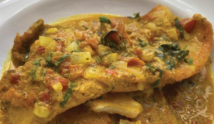 Coconut Curried Fish 2