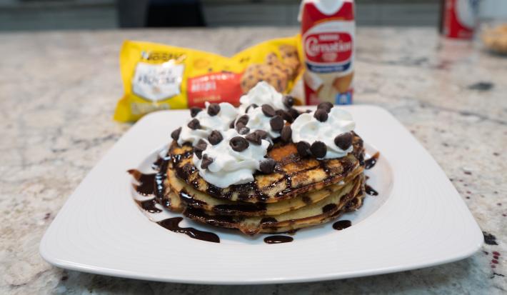 Tollhouse Chocolate Chip Pancakes