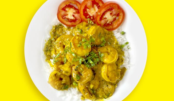 Coconut Curried Shrimp